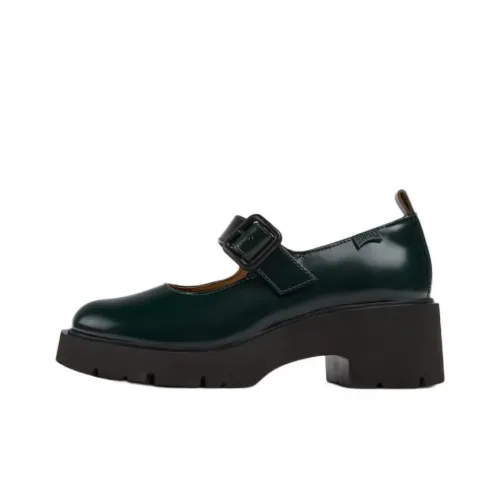 Camper Туфли Мэри Джейн Зеленые Женские