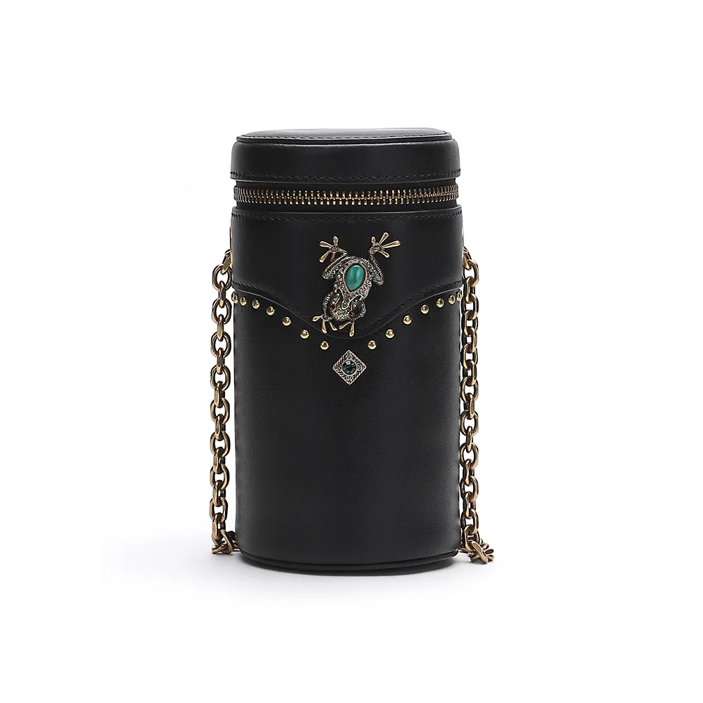 Miguel Vieira Сумка через плечо из коровьей кожи Маленькая Женская Черная Зеленая Красная Коричневая