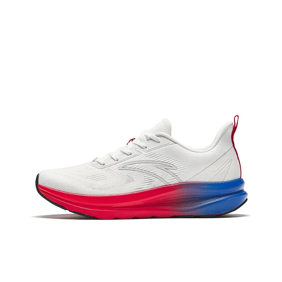 ANTA Running Collection Амортизирующие низкие беговые кроссовки с противоскользящим эффектом мужские белые