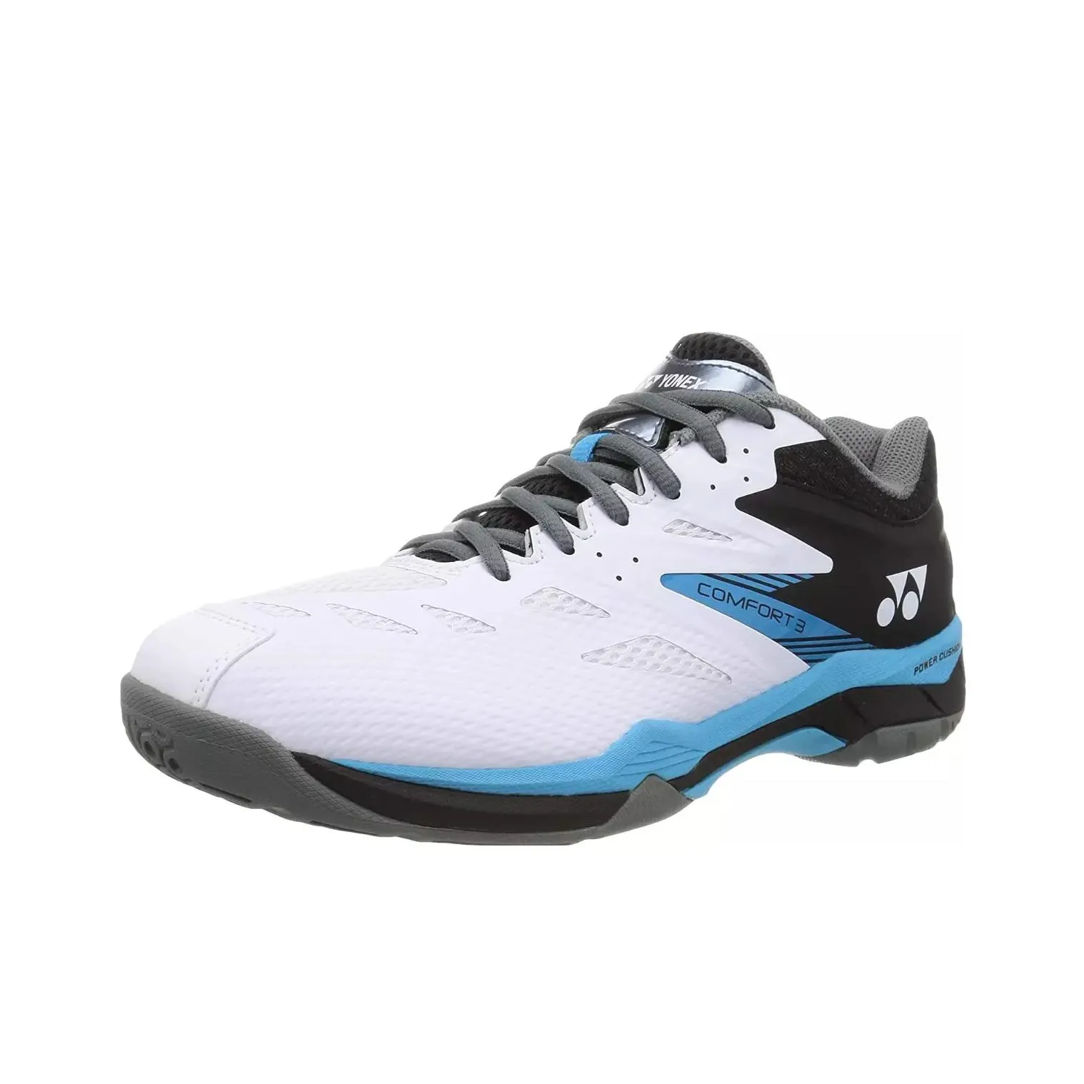 YONEX Power Cushion Comfort 3 Badminton Shoes Unisex Low-Top White Black Blue