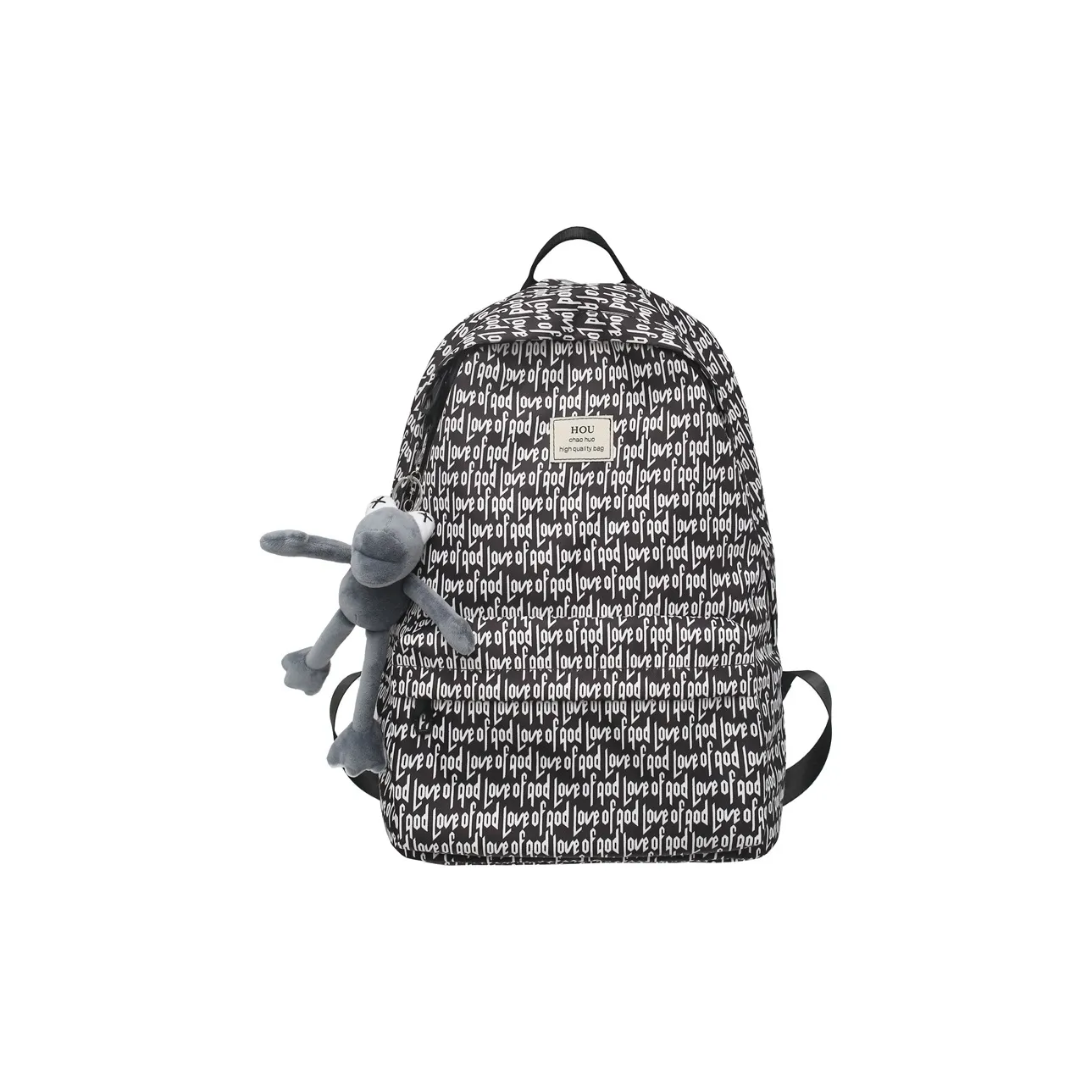 BALANG Backpacks Black With Frog Charm