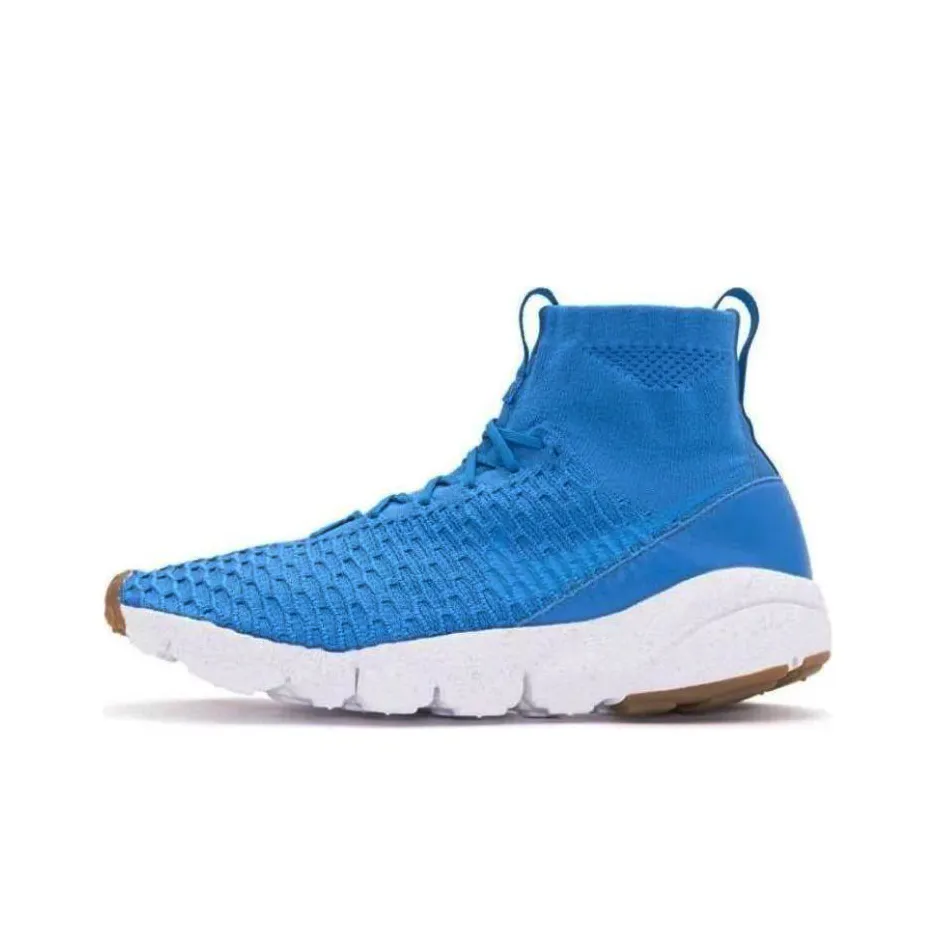 Nike Footscape Magista Legend Slip-on High Top Casual Men's Blue Найк Футскейп Магиста Легенда Слип-он Высокий Топ Повседневный Мужской Синий