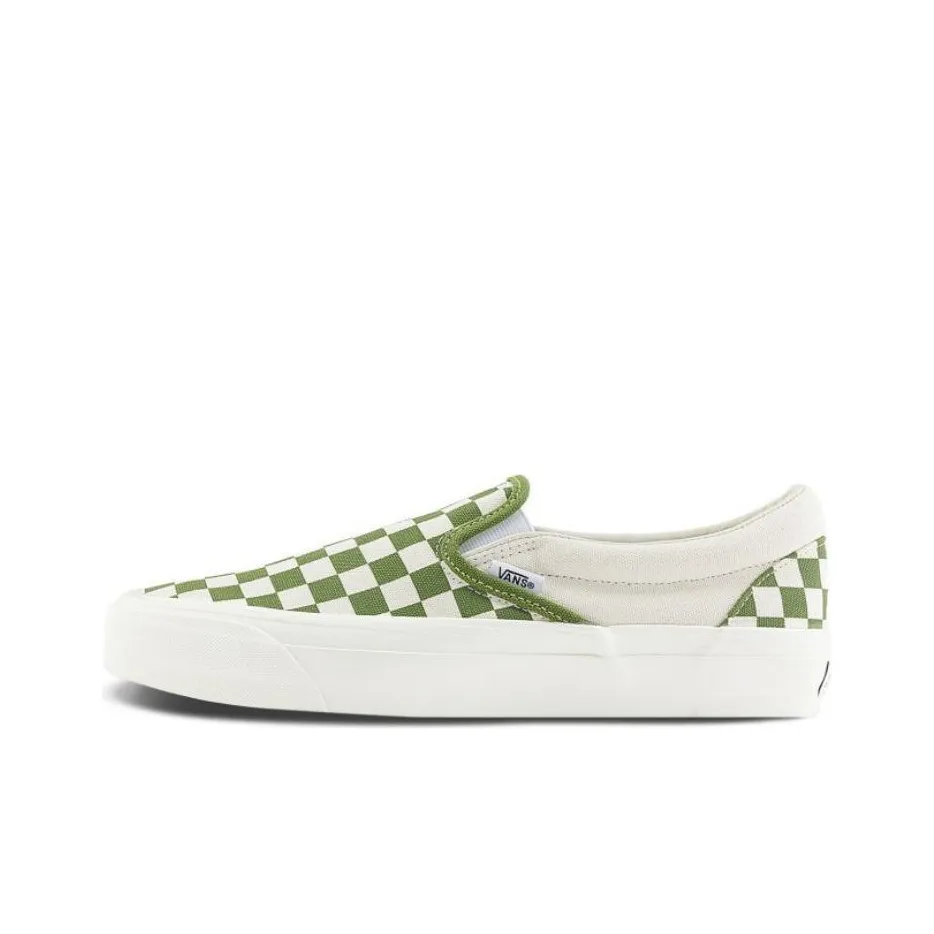 Vans Premium Slip On 98 'Checkerboard Pesto Green'