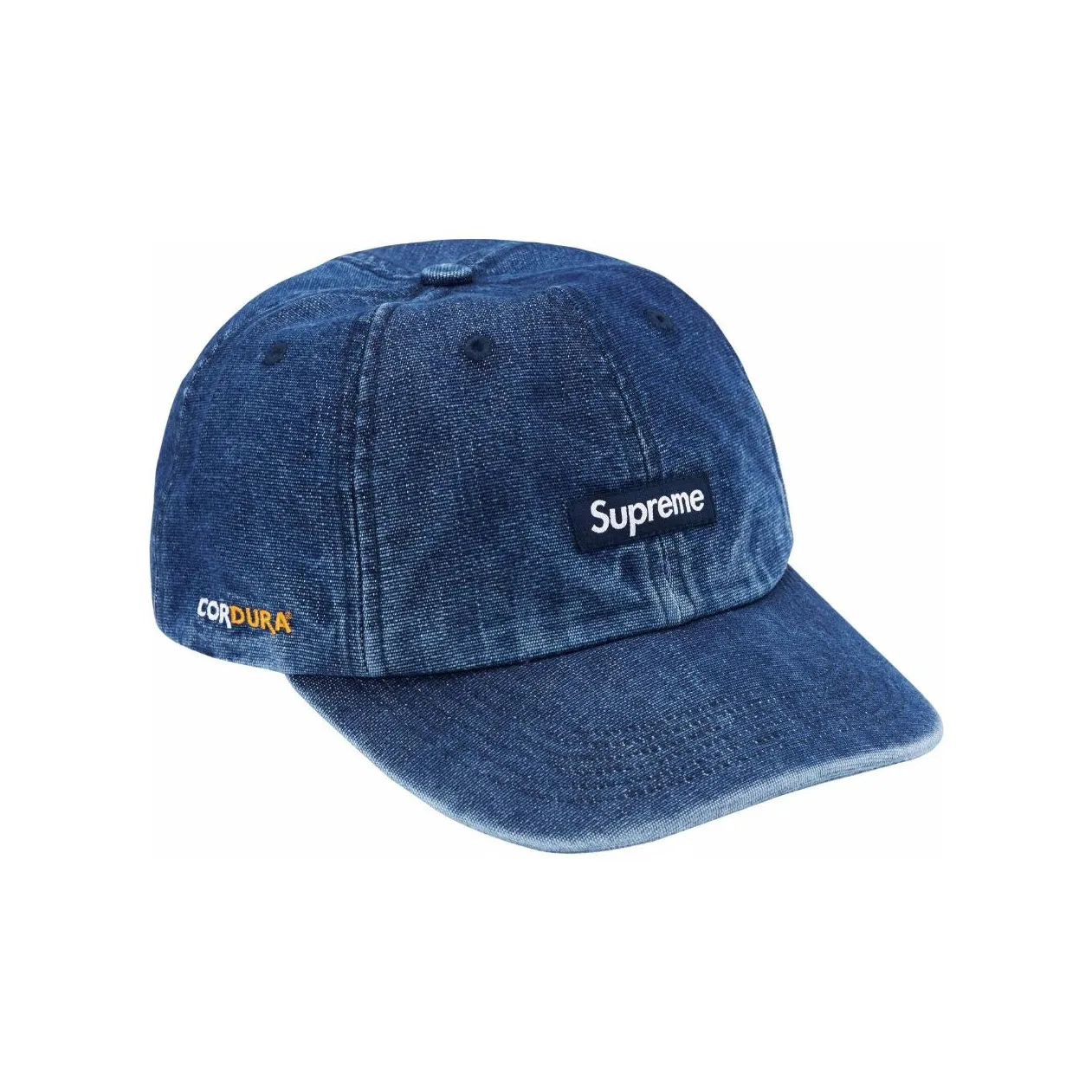 Supreme Хлопковая Смешанная Кепка Унисекс Синяя