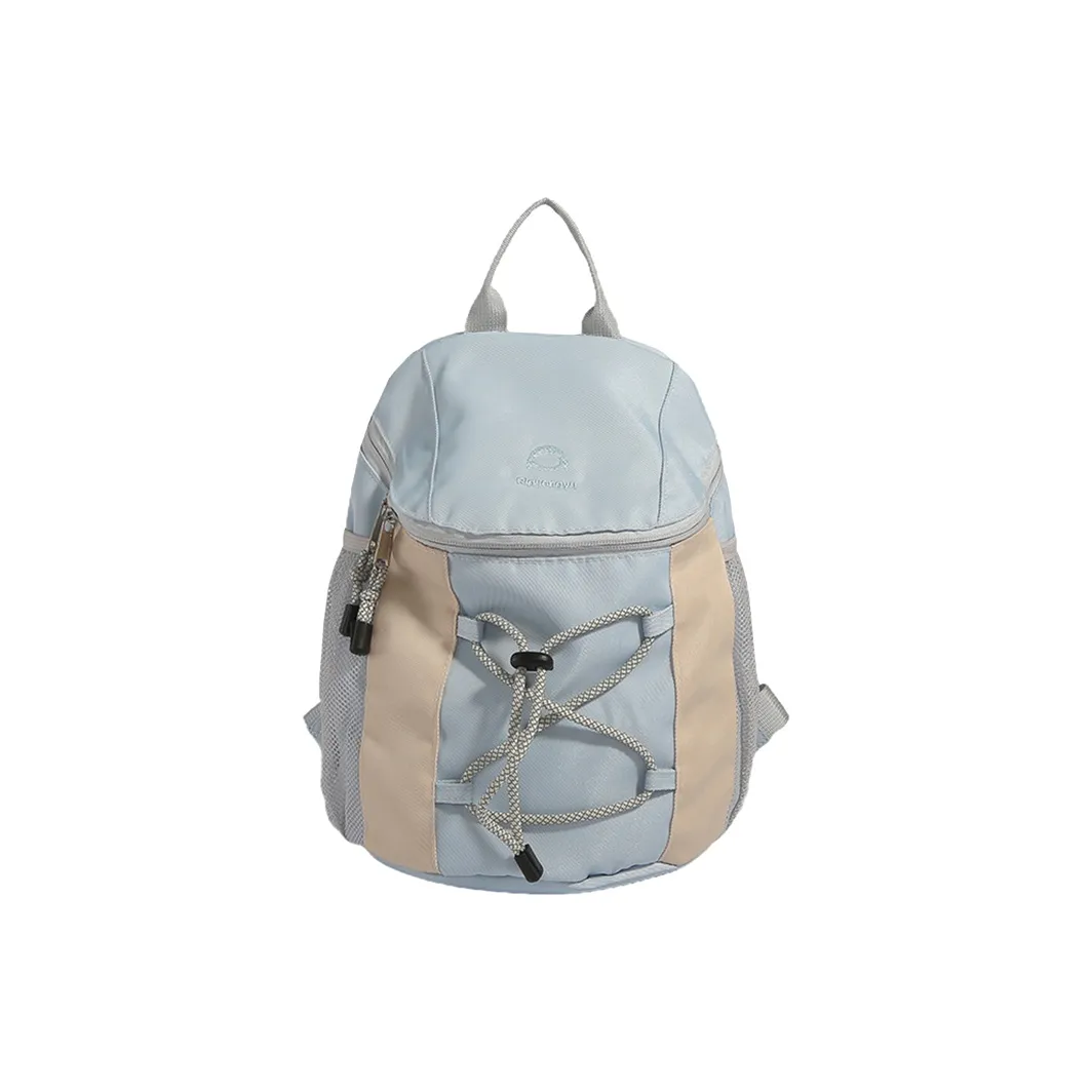 MINLUBAOLUO Nylon Lightweight Ins Style Lazy Backpack Regular Women's Blue/Gray