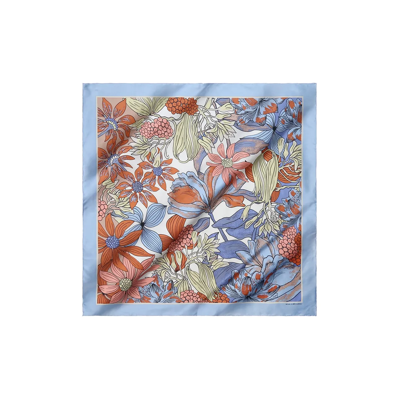 MARJAKURKI Шелковые шарфы для женщин