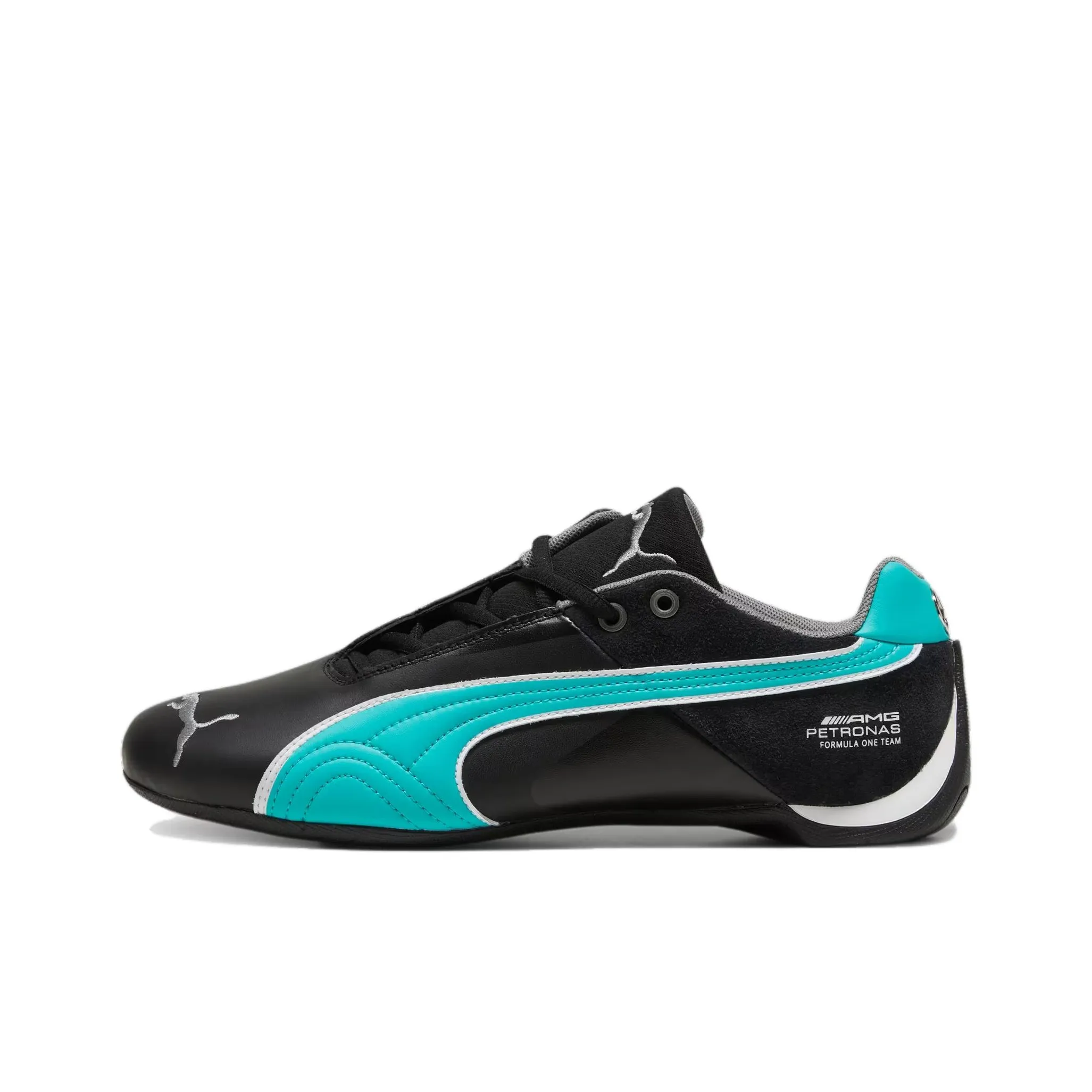 PUMA Mercedes Amg Low Top Casual Shoes Unisex Black Blue