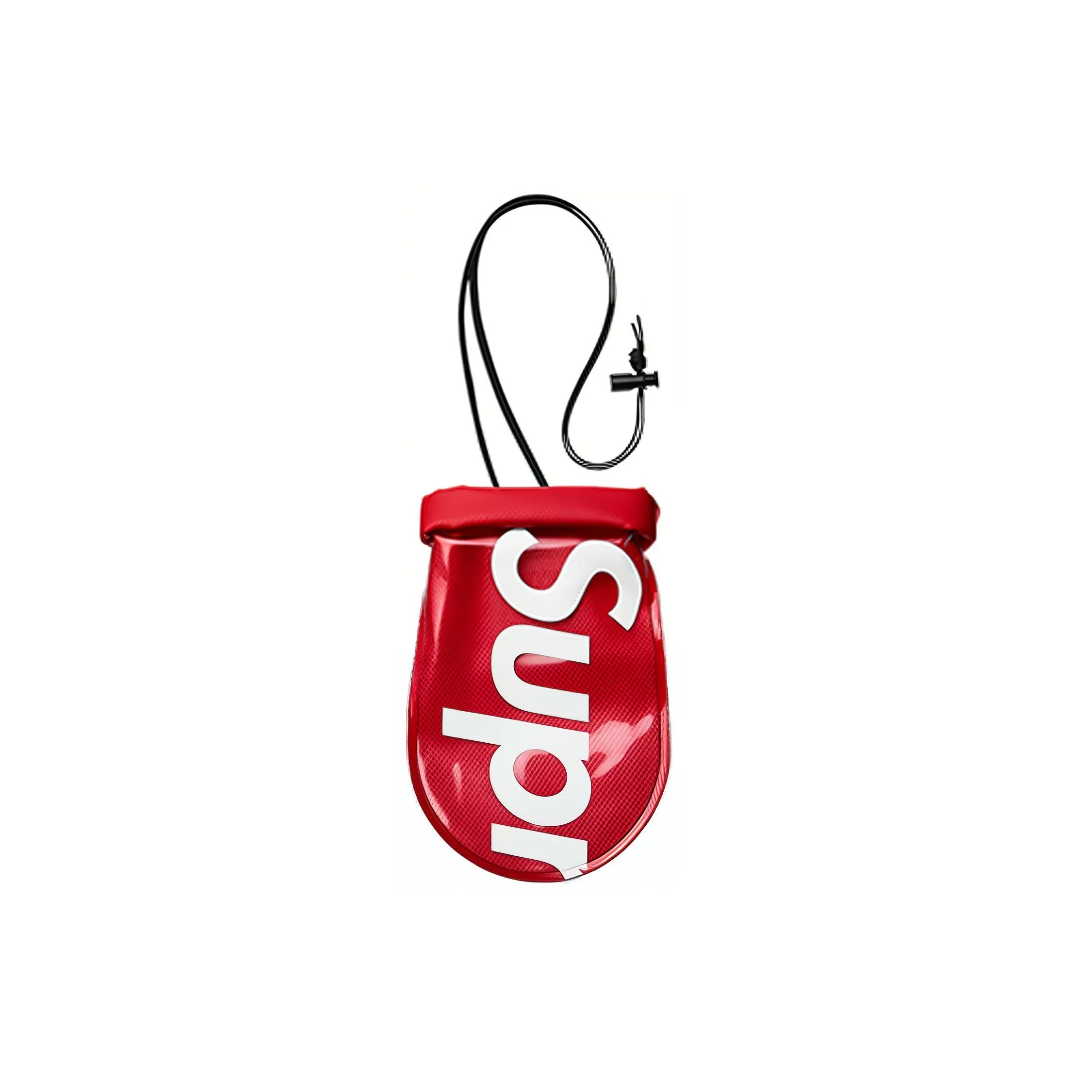 Supreme SS18 Ткань Карман для мобильного телефона Кошелек для монет Унисекс Красный