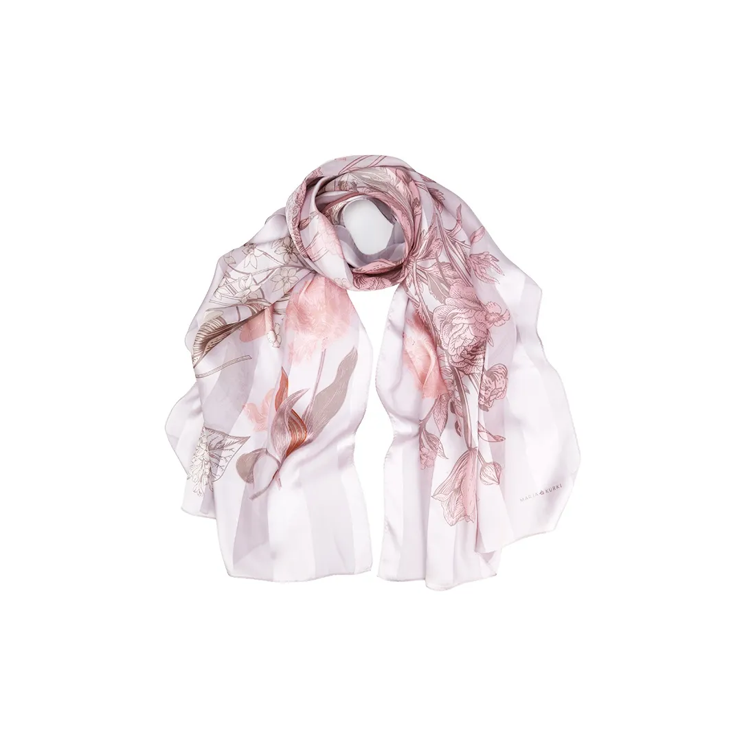 MARJAKURKI Silk Scarves Women's
