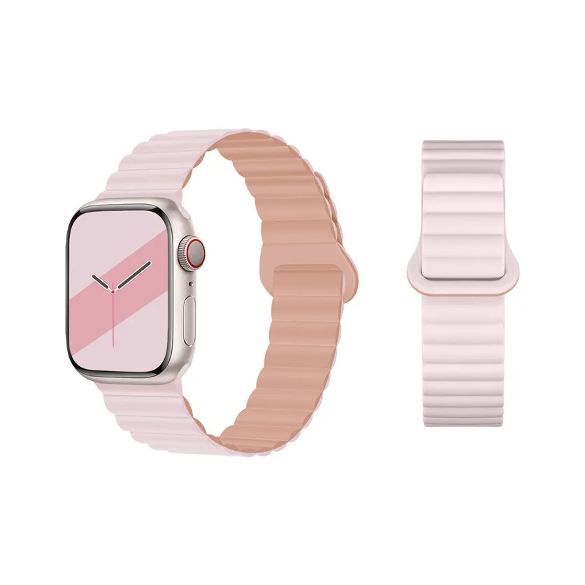 ZHISHENG Ремешок Apple Совместимость Силиконовый Материал 38 40 41 42 44 45 УНИВЕРСАЛЬНЫЙ