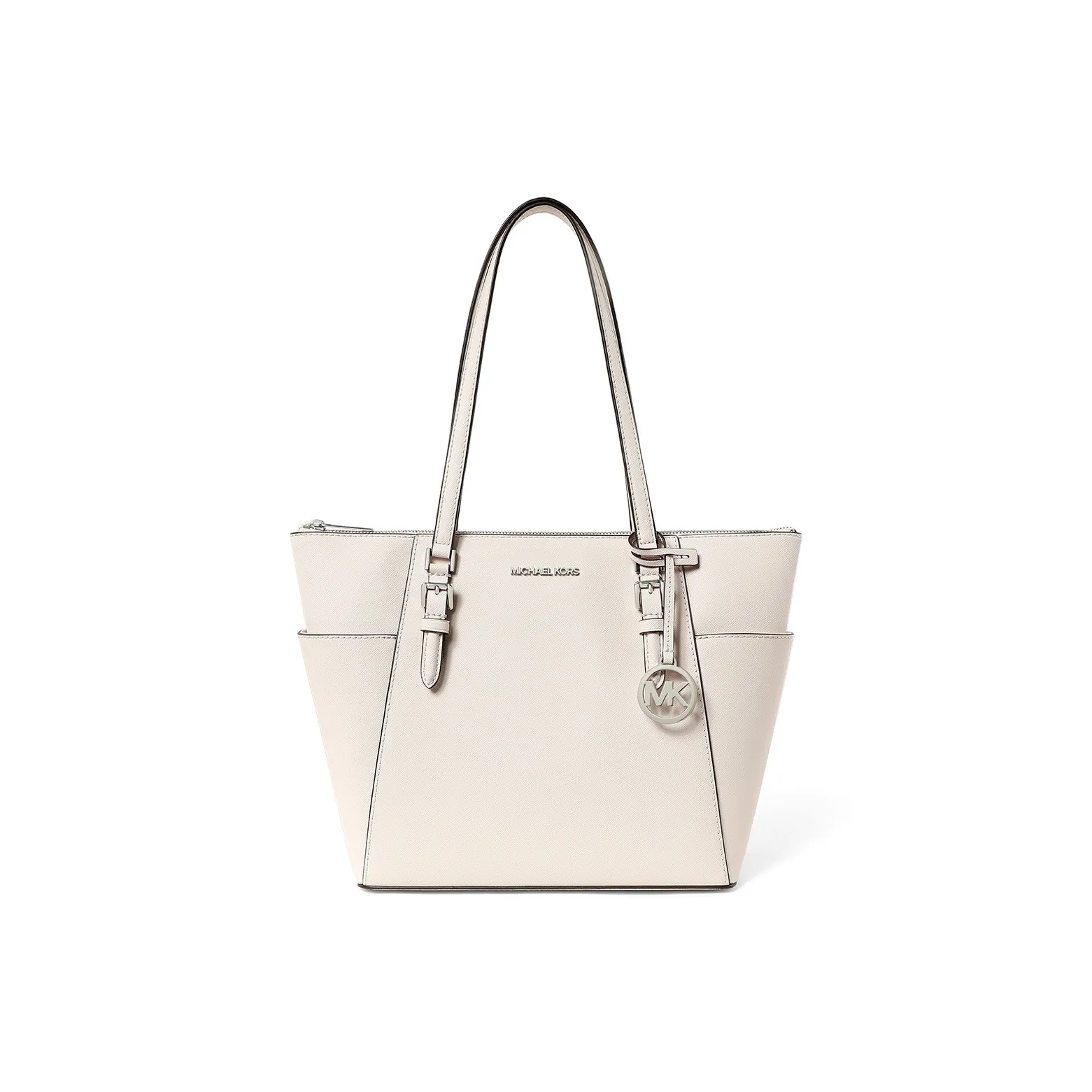 MICHAEL KORS Charlotte Artificial Leather One Shoulder Handbag Tubas Women's Milk White