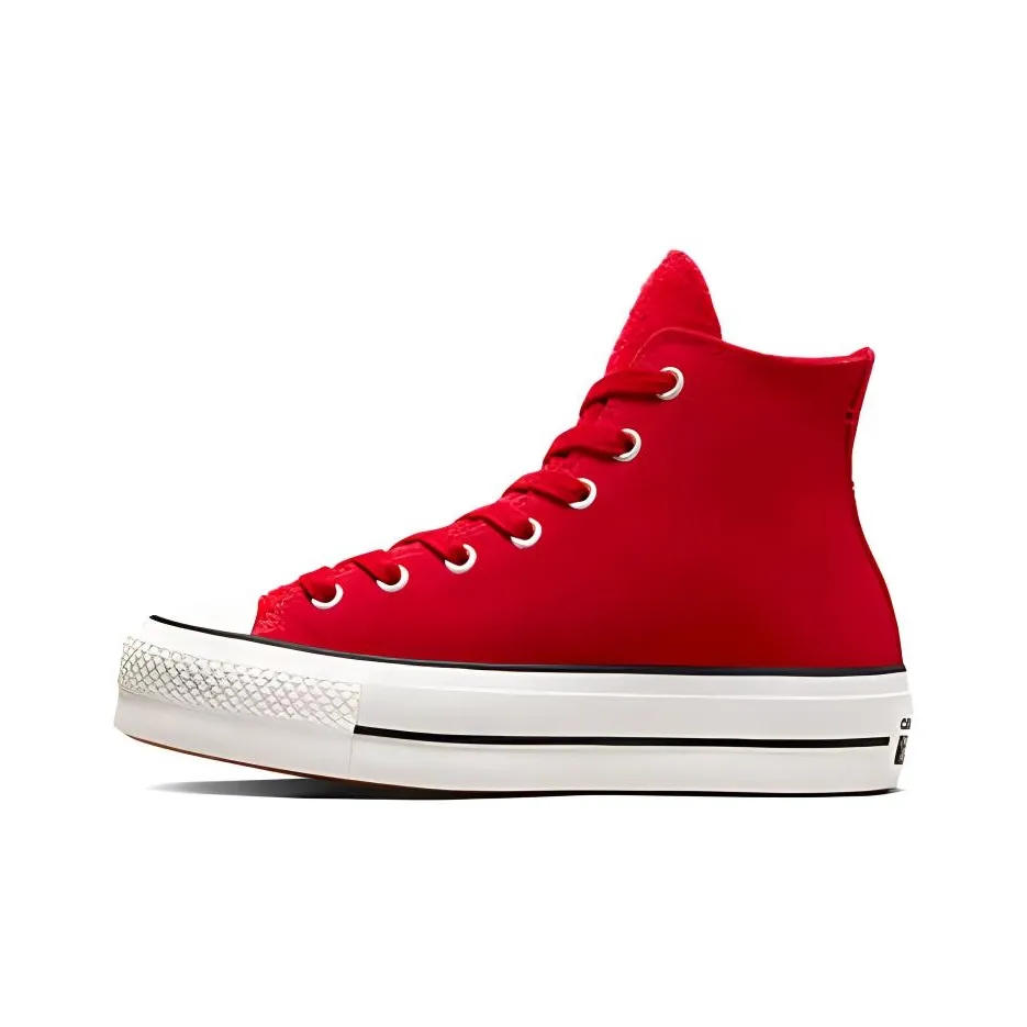 Converse Chuck Taylor All Star High Top Canvas Shoes Women's Red