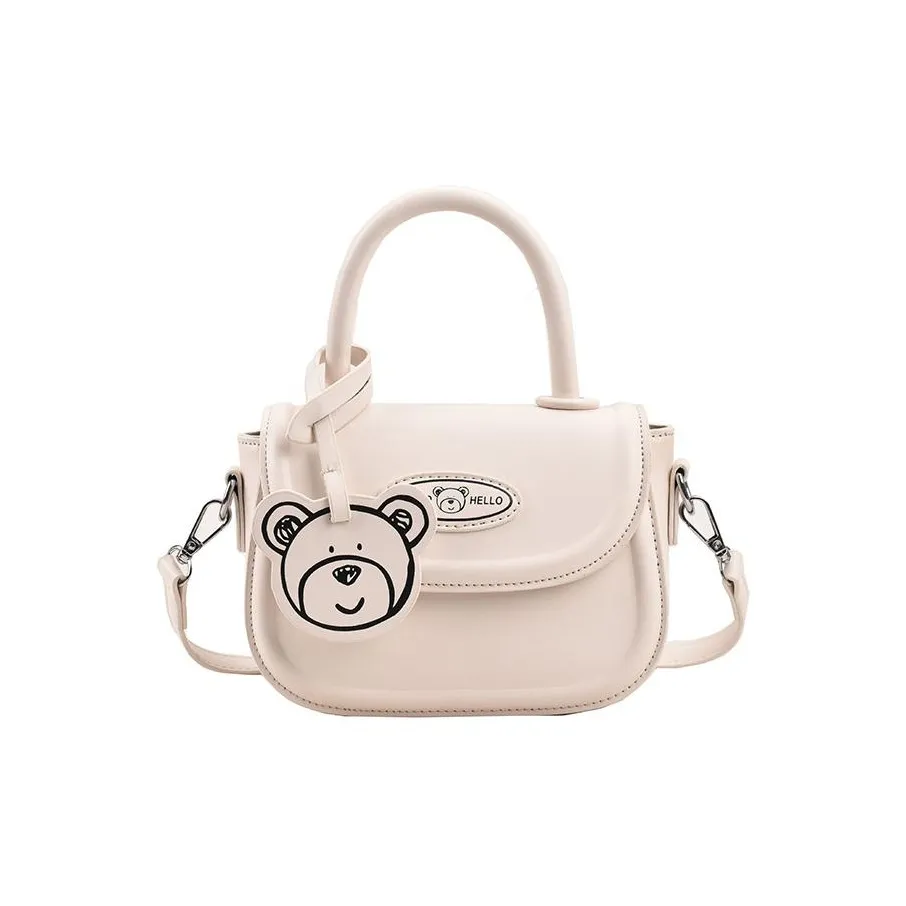 JANE KLAIN ПУ (полиуретан) Ручная сумка Сумка через плечо Маленькая Женская Кремово-белая Ночной черный Лимон