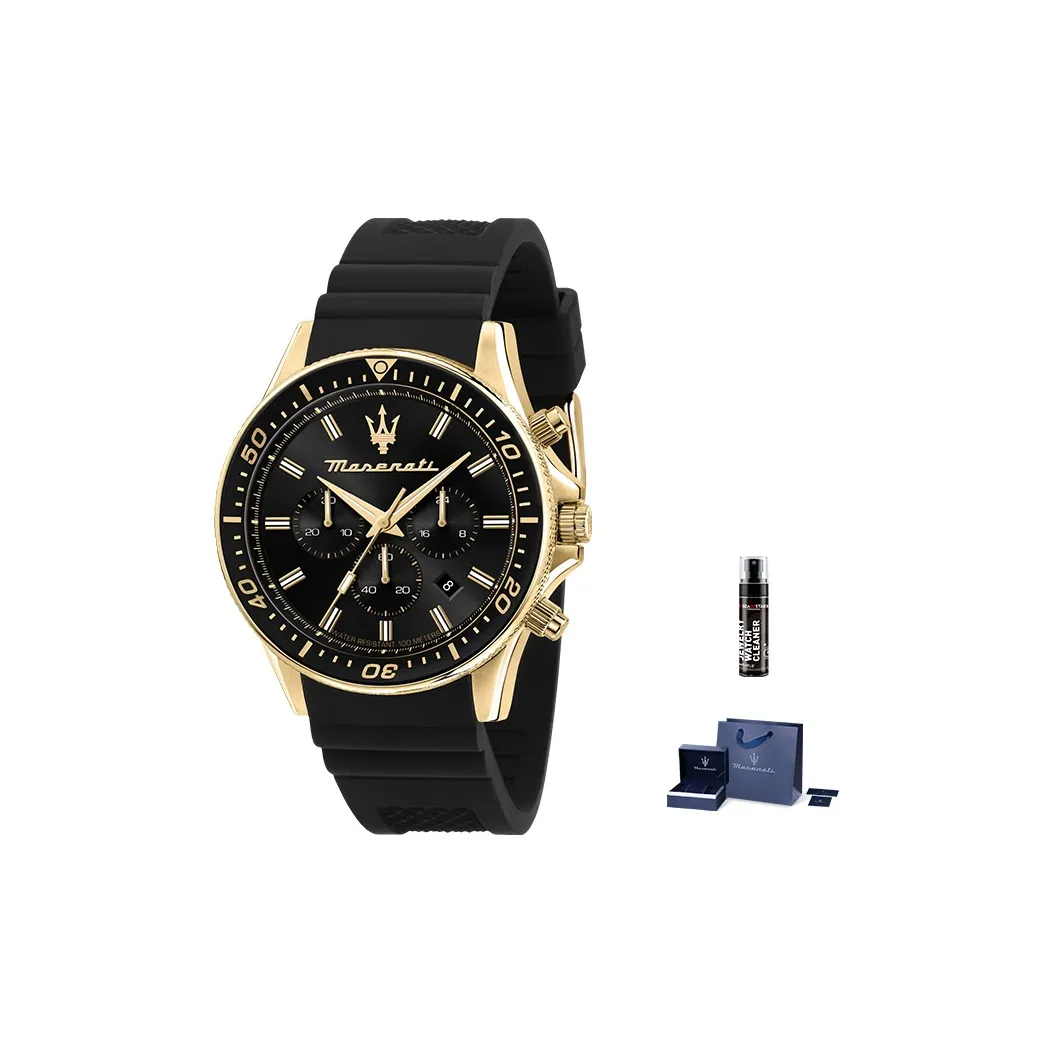 Maserati Кварцевые наручные часы черный циферблат унисекс