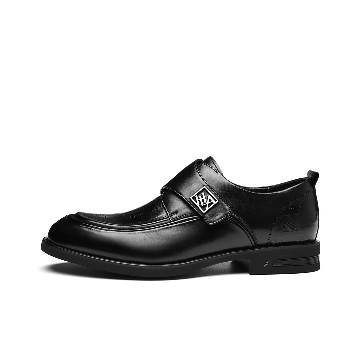 HLA Casual Business Formal Leather Shoes Genuine Leather Wedding Groom Derby Shoes Men's
