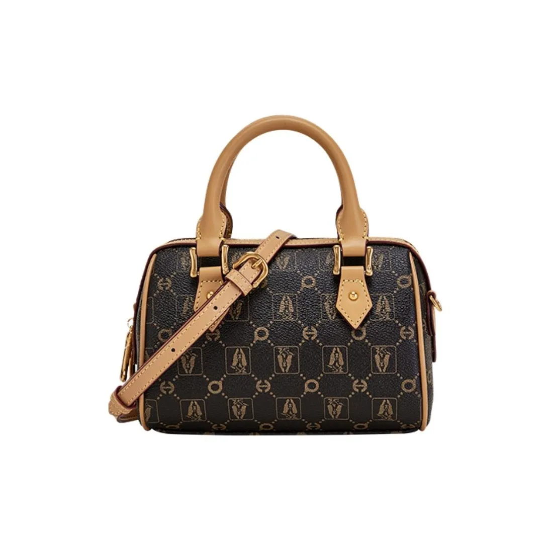 Hush Puppies Cow Leather With PVC Leather Shoulder Bag, Crossbody Bag Trumpets Women's Multicolor