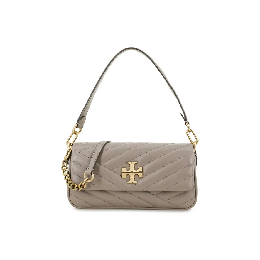 TORY BURCH Kira Sheepskin Leather Handbag Crossbody Bag Shoulder Bag Women's Hawk Gray