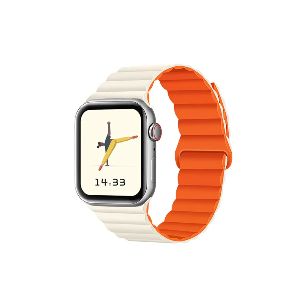 MSSM Ремешок Apple Совместимость Силиконовый Материал IWatch S11 S10 S9 8 7 6 5 4 3 SE Ultra 200 мм 46 мм Циферблат Часов