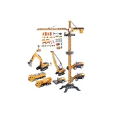 엑스트라 라지 걸기 타워 (95cm) 및 50 프로프 + 6 라지 건설 차량.