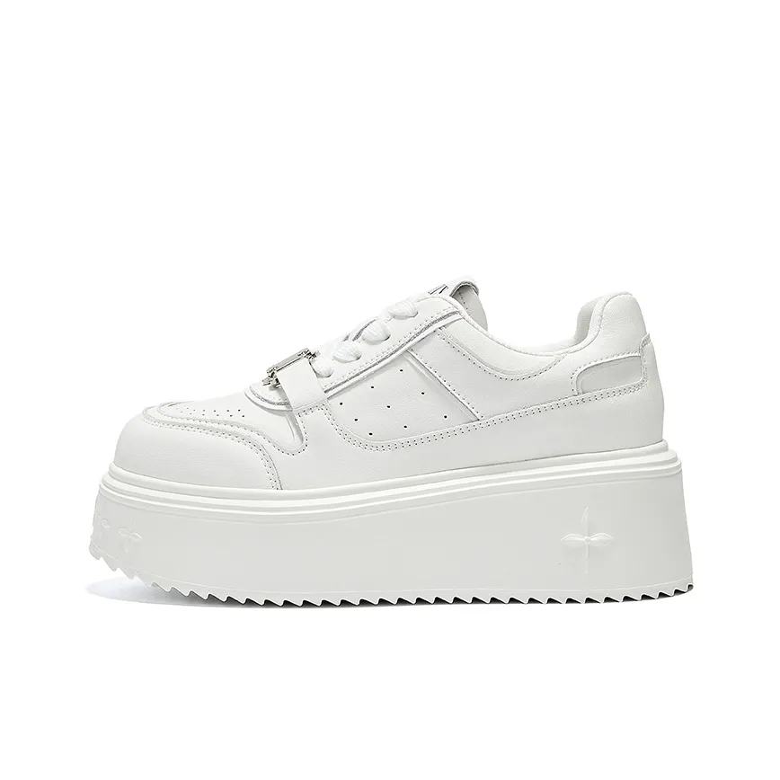 BURGELY Coverage Support Height Increase Low Top Skateboard Shoes Women's