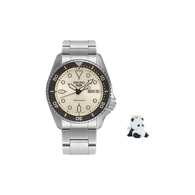 SEIKO Автоматический Механический Механизм Нержавеющая Сталь Ремешок Часы Мужские Жемчужная Раковина Циферблат