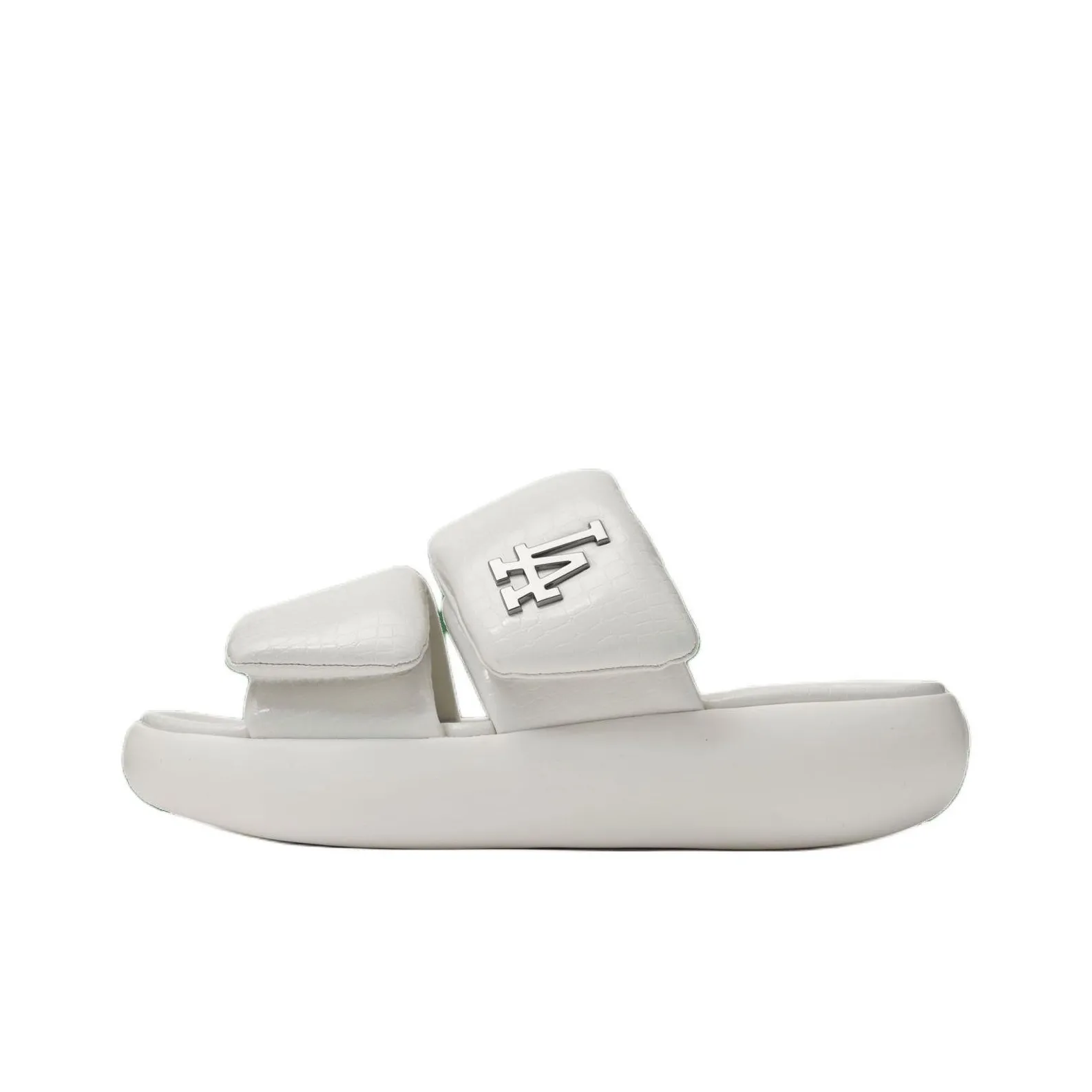 MLB LA DODGERS Slip-resistant Abrasion-resistant Slippers Unisex White MLB LA DODGERS Слипоны Унисекс С противоскользящим и устойчивым к истиранию Белый