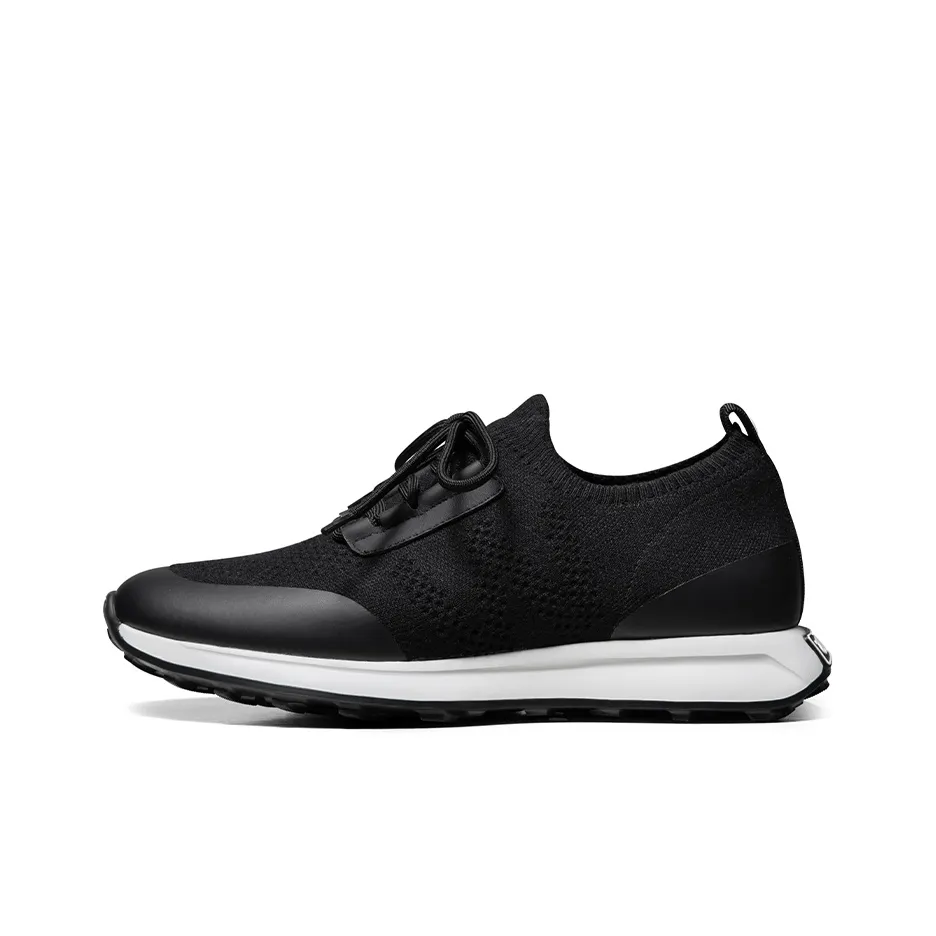 THOM WILLS Cushioning Rebound Low Top Running Shoes Men's Black