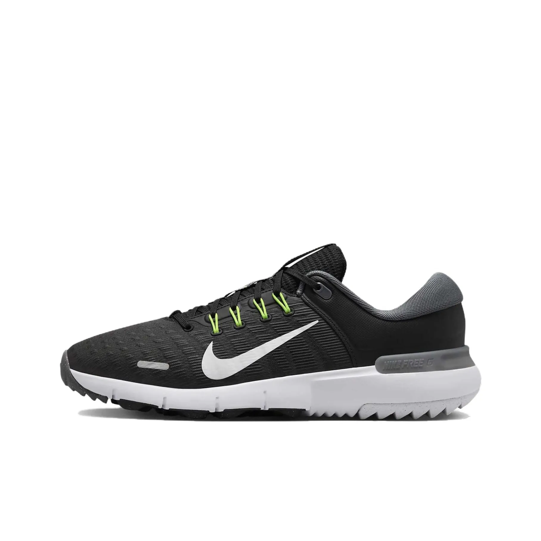 Nike Free Golf Next Nature Black Iron Grey Volt White