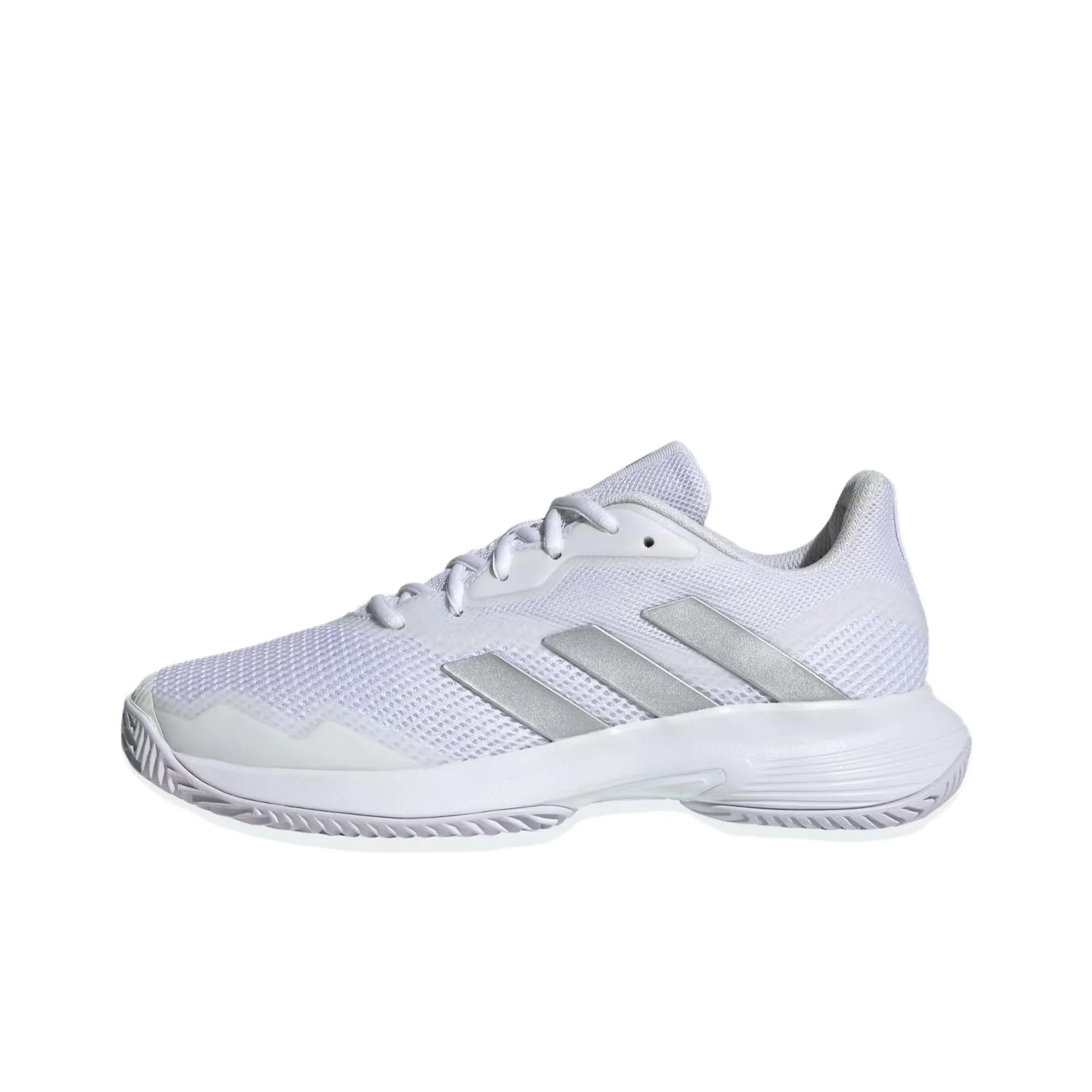 CourtJam Control Women's Adidas 'White Silver Metallic' Women's