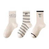 Three pairs 세트 (닥스훈트*1 + 스트라이프 패턴*1 + 강아지 페이스*1)