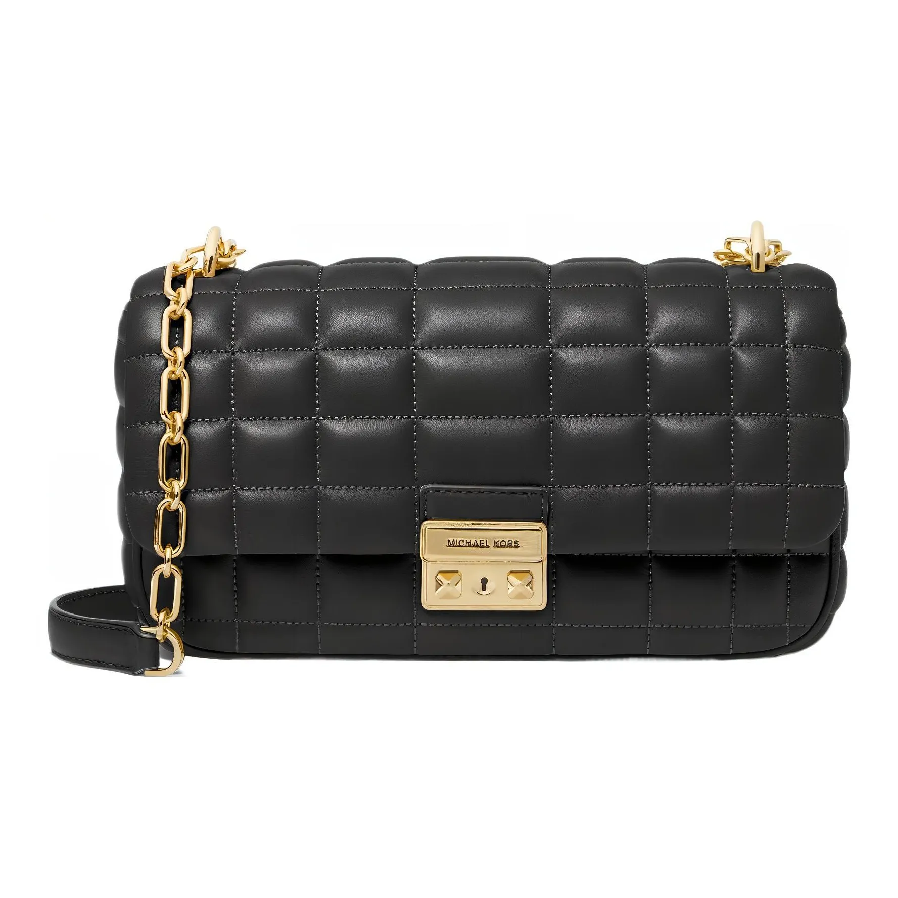 MICHAEL KORS Tribeca Large Quilted Leather Shoulder Bag