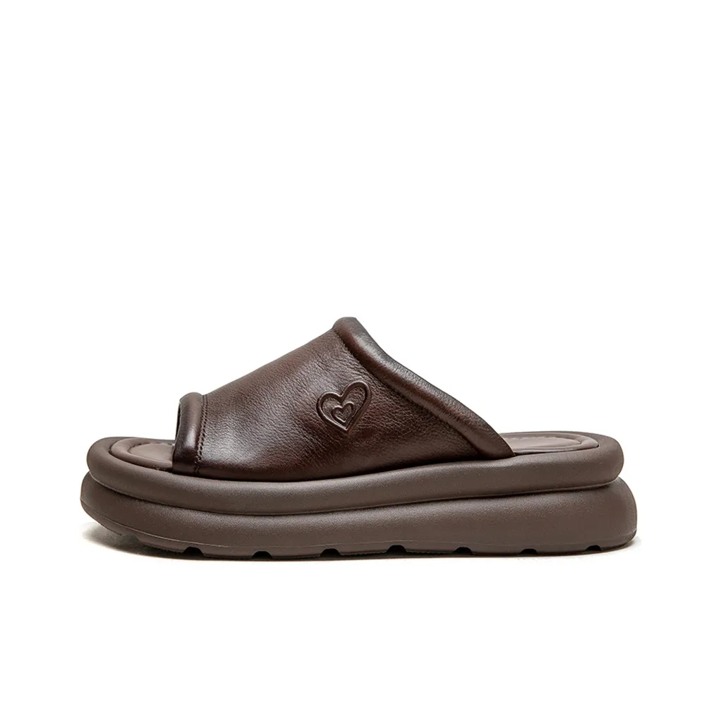 Jay Rubber Sole Slip-Resistant Abrasion-Resistant Slide Slippers Women's