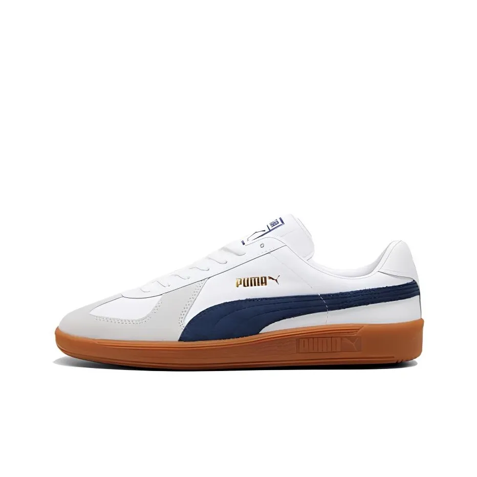 PUMA Army Trainer Low Top Skateboard Shoes Unisex Marine Blue