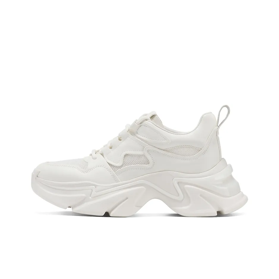 GG CC Chunky Sneakers Women's Low Top White