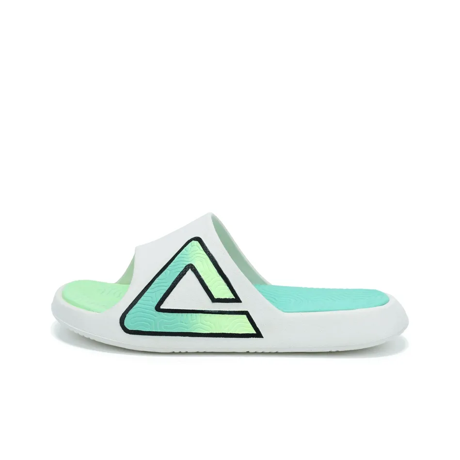 PEAK Taichi Slippers Unisex Canvas White Green