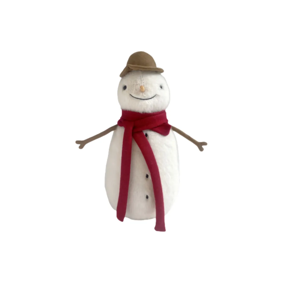 JELLYCAT Christmas Series Cute Snow Cute Jesse Snowman Dolls Plush Doll 30cm Height In Sitting Posture