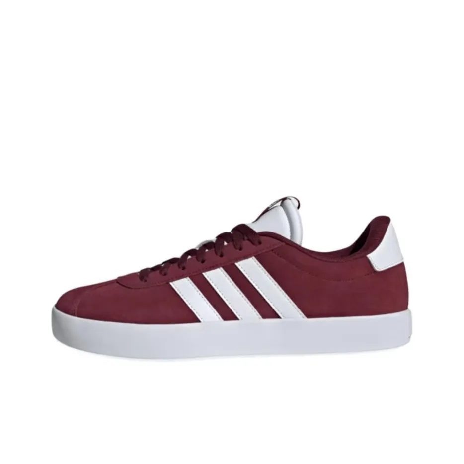 Adidas VL COURT 3.0 3.0 Wear resistant And Lightweight Low Top Skateboard Shoes Unisex Red White