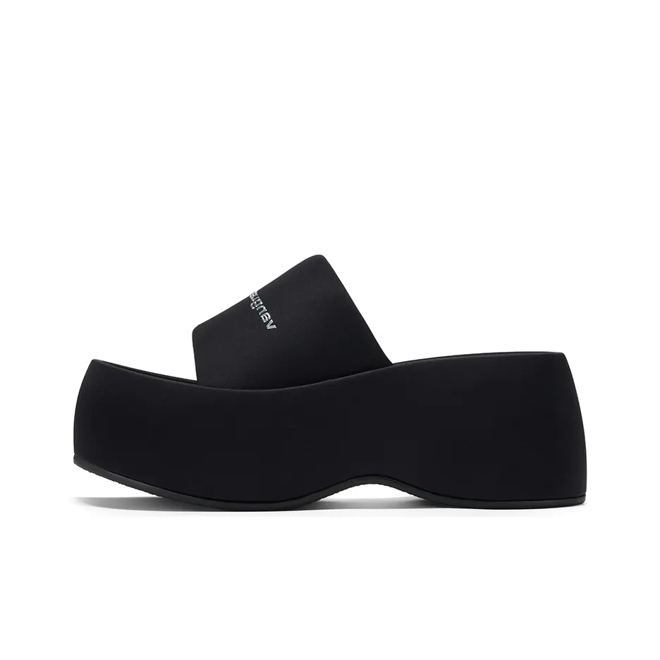 GG CC Fashion Slide Slippers Women's Black