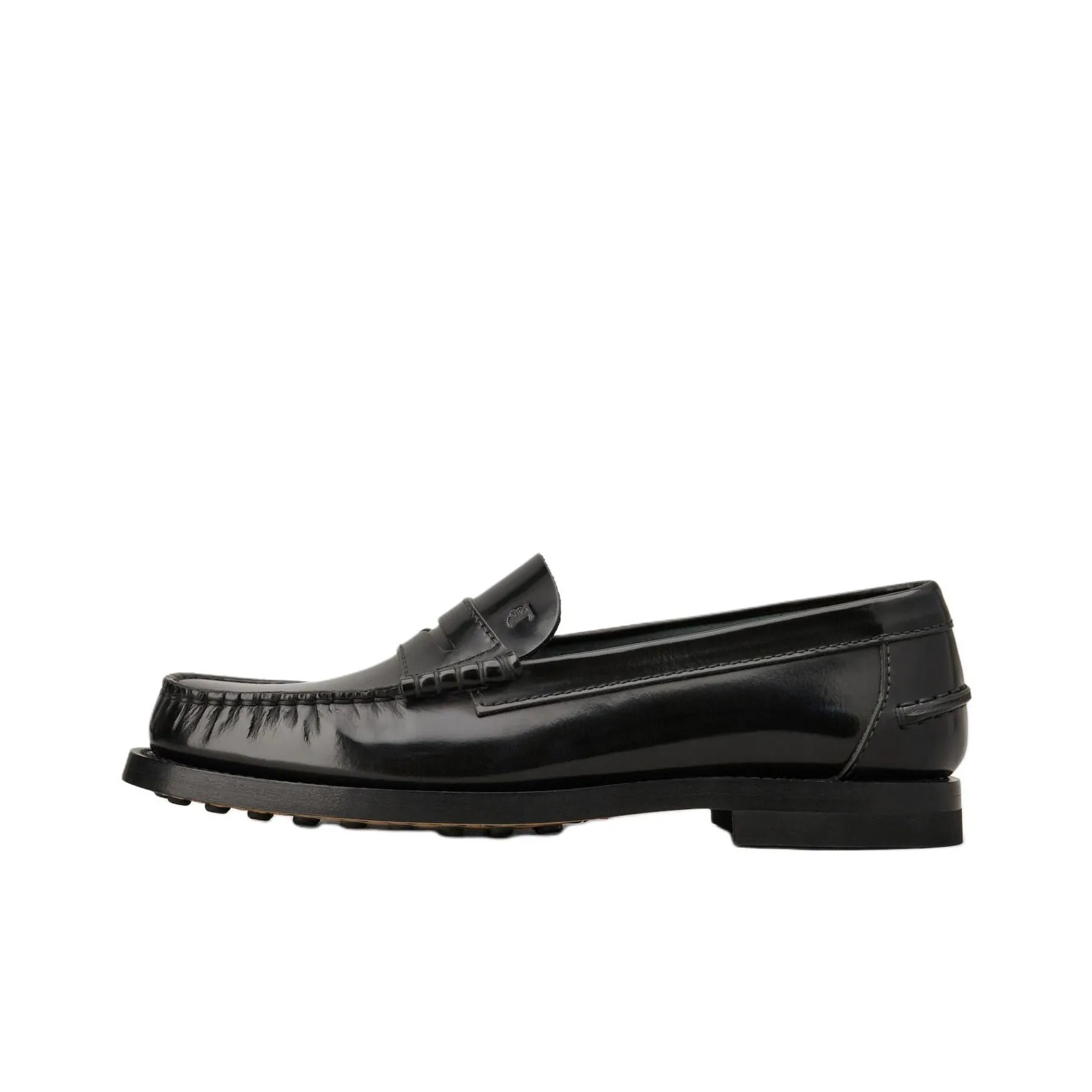 TOD'S Logo Embossed Penny Loafers Women's