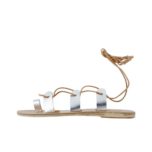 ANCIENT GREEK SANDALS один Ремень Сандалии Серебряные Женские