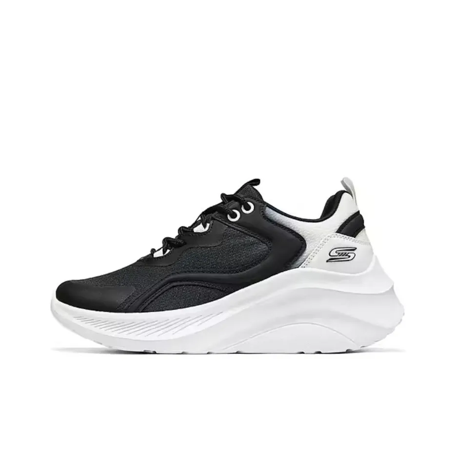 Skechers Bob's Low Top Casual Shoes Women's Black White