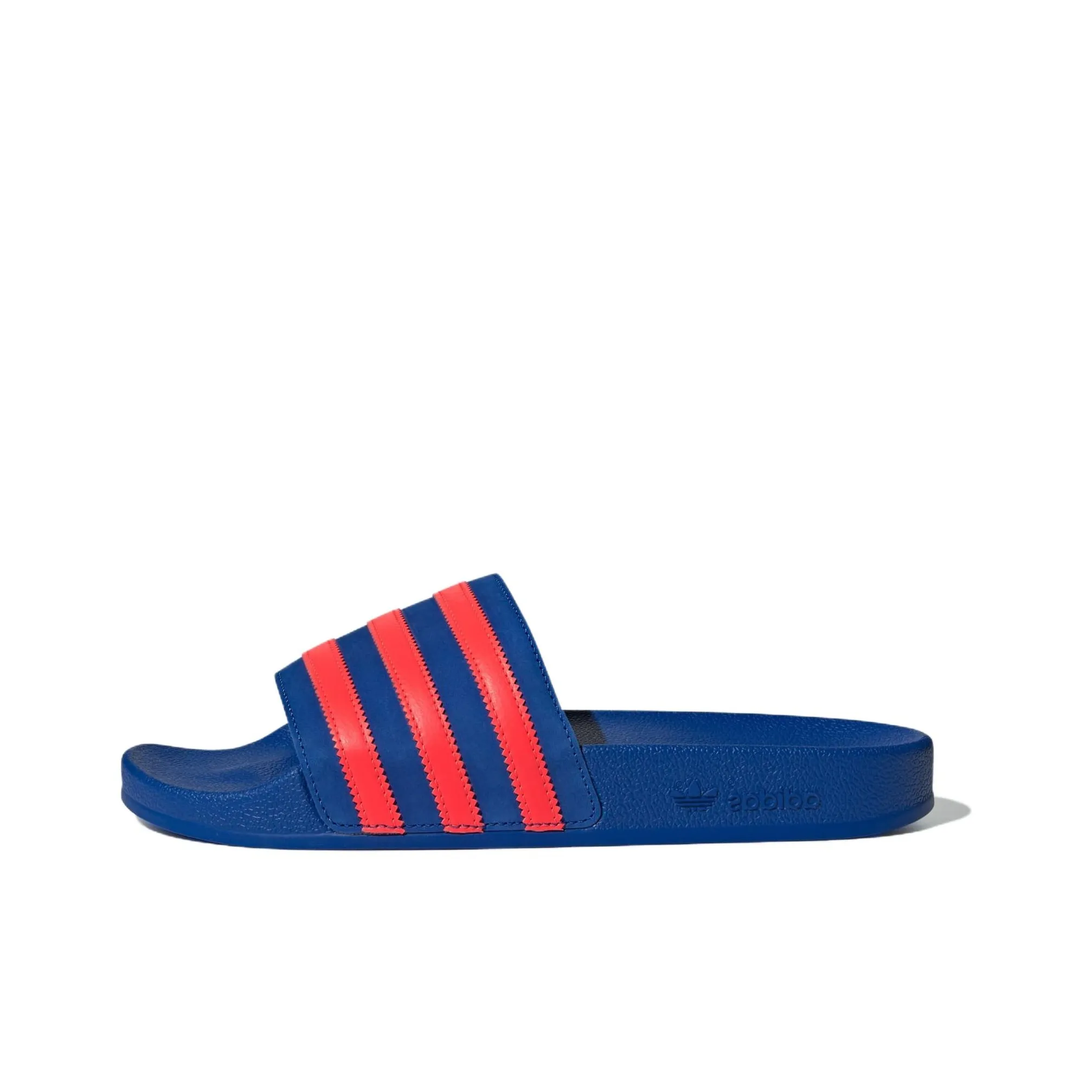 Adilette Women's Adidas Slide 'Power Blue Solar Red'