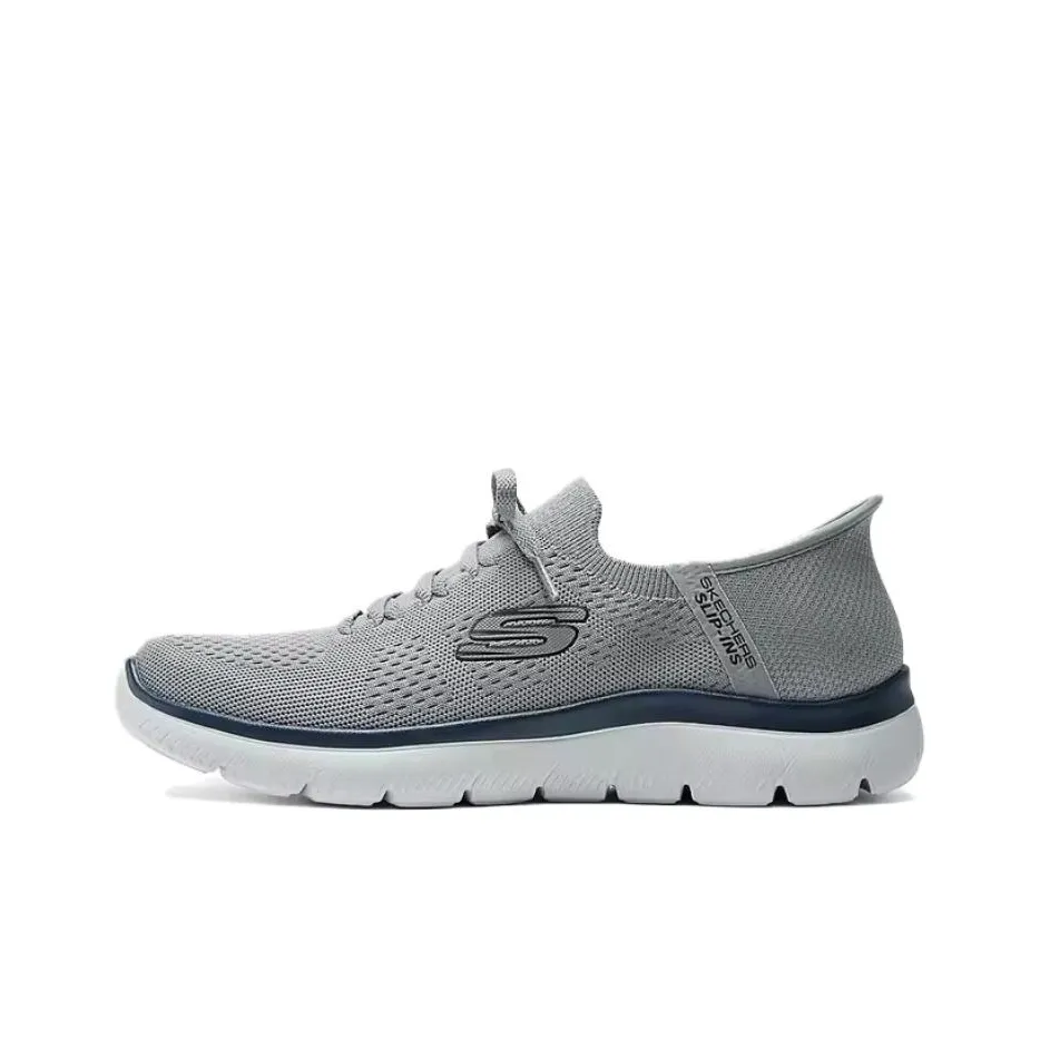 Skechers Sport Low Top Casual Running Shoes Men's Gray