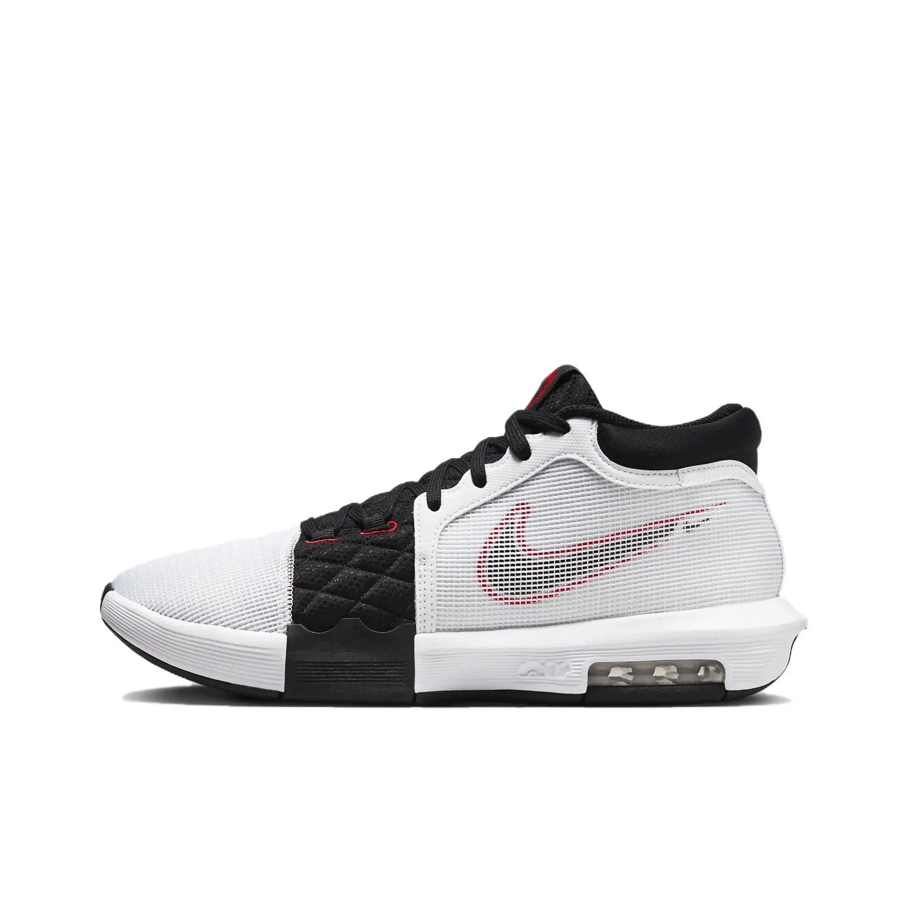 Nike Witness 8 Basketball Shoes Unisex Mid-Top White/University Red/Black