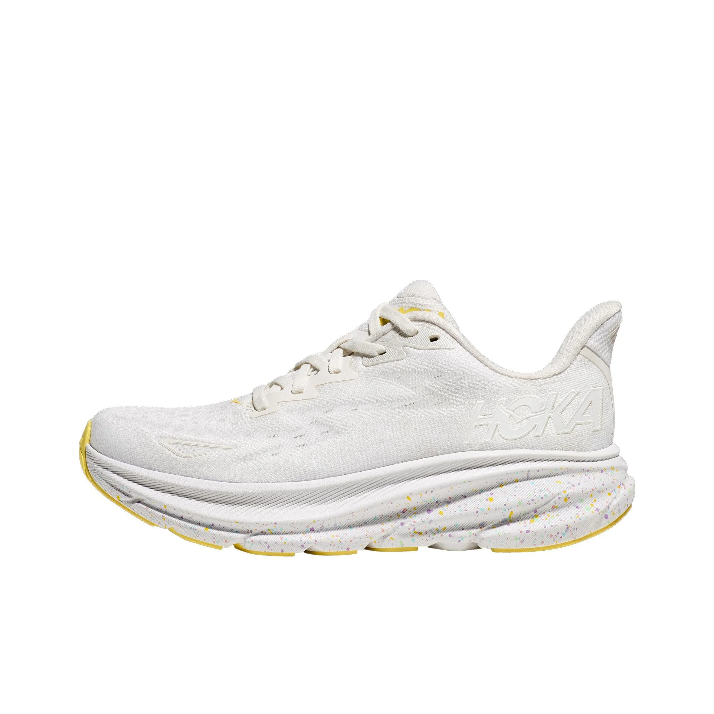 HOKA ONE ONE Clifton 9 White Lemonade Women's