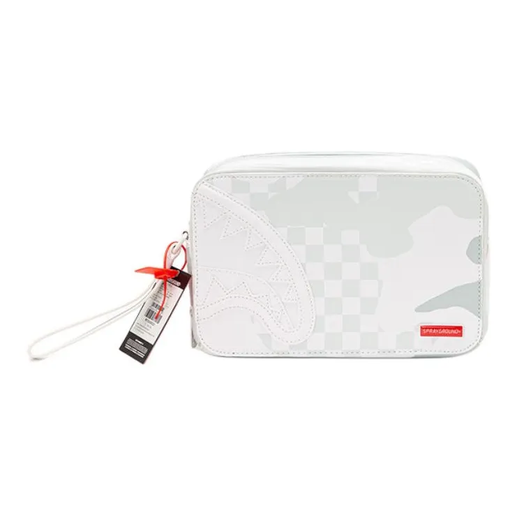 SPRAYGROUND PVC Clutch Trumpets Women's White