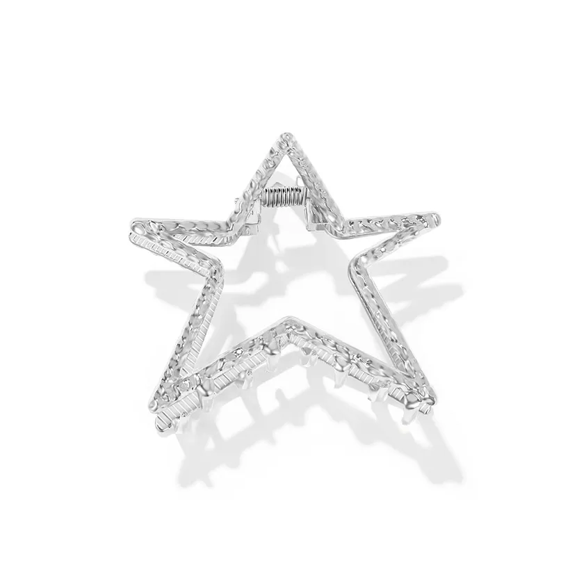 Like A Dream Alloy Texture Everyday Hair Clip With Rear Headrest Plate Women's
