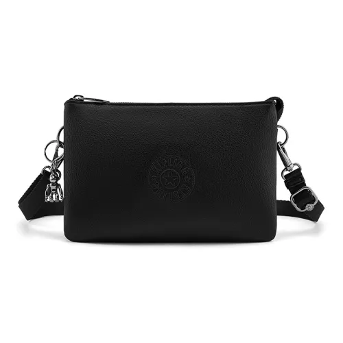 Kipling Сумки через плечо Black Leather Пэчворк Унисекс