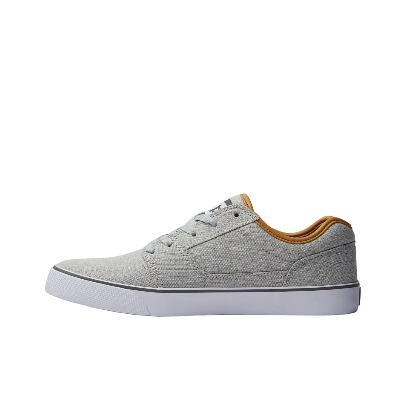 DC Shoes Low Top Canvas Shoes Men's Light Gray
