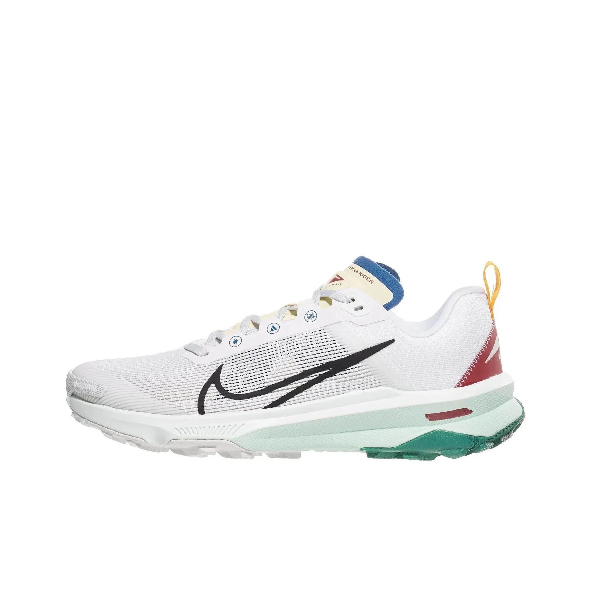 Nike Kiger 9 Амортизация Slip-resistant Дышащий Легкий Rebound Низкие Кроссовки для бега по пересеченной местности Женские Белый Черный